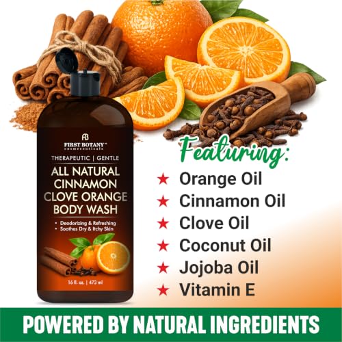 Tea Tree Eucalyptus Body Wash & Skin Cleanser for Women & Men, 16 Fl Oz