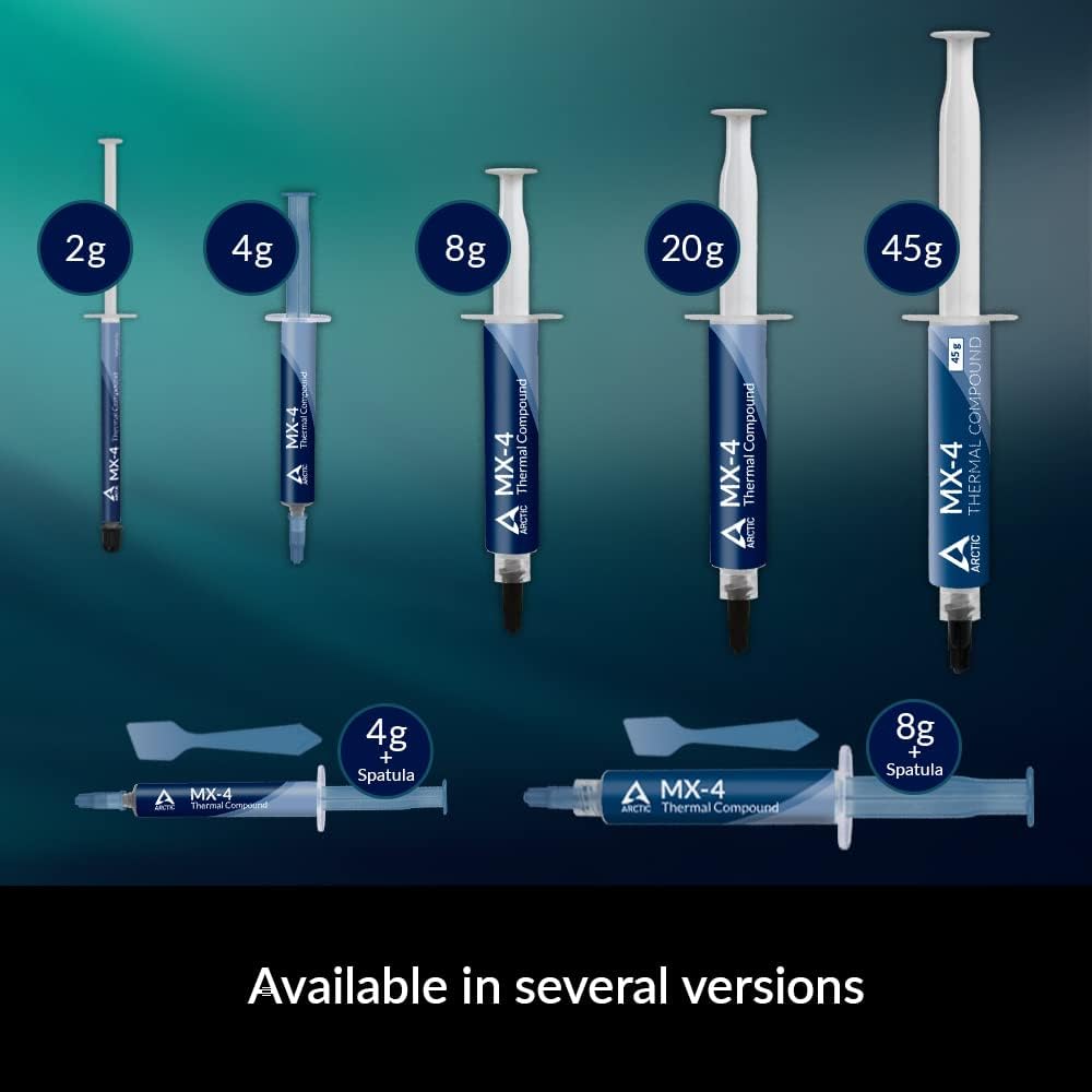 ARCTIC MX-4 (4 g) - Premium Performance Thermal Paste for All Processors