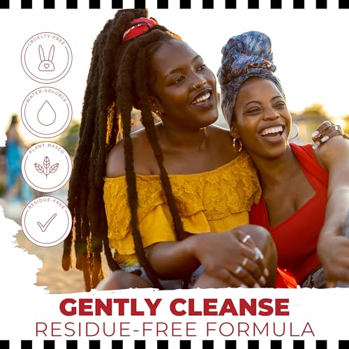 Dollylocks Cleansing Rinse-free Shampoo Spray | Removes Build-up + Moisturizes | Plant-Based Residue-free Vegan | Locs, Braids, Hair Extensions