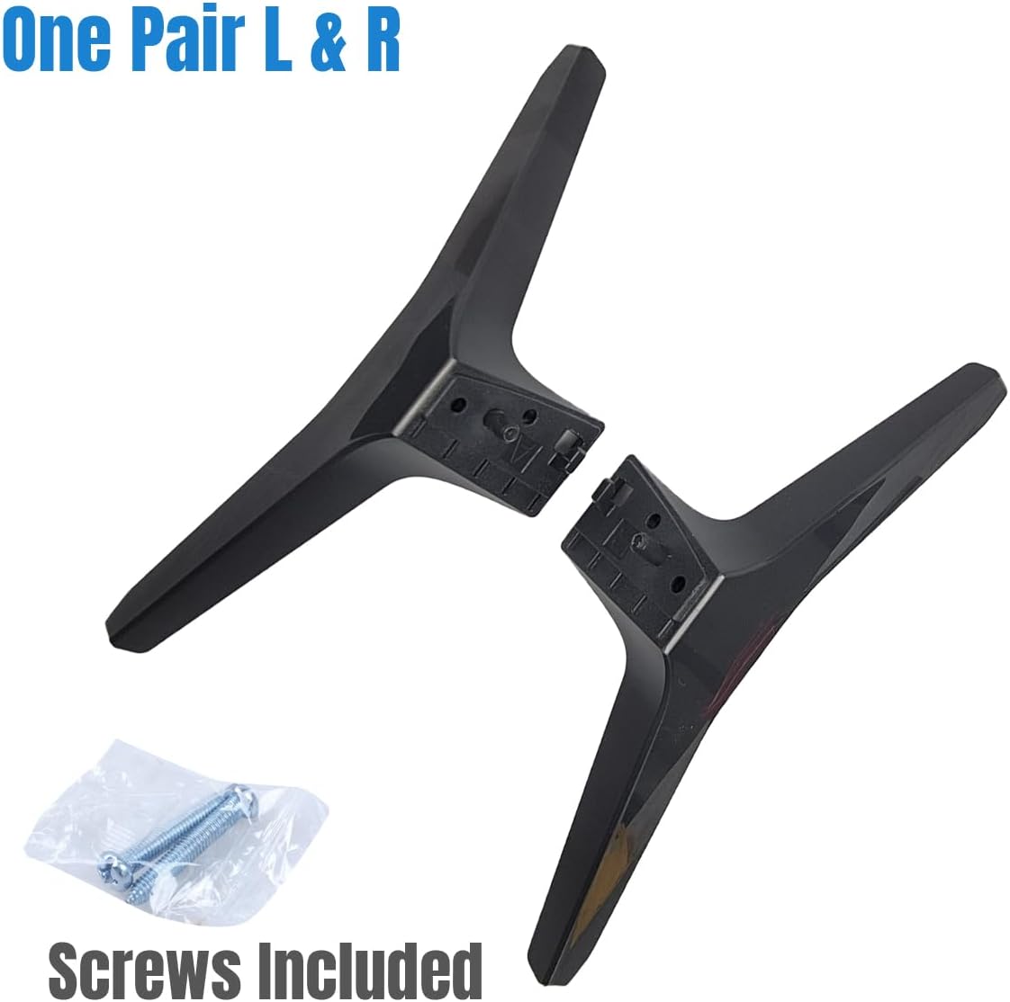 Replacement TV Stand Legs fit for LG 49", 50", 55" TVs, Compatible with MAM643660 MAM64366011, Fits Models 49LJ5500 50UN6950ZUF 55UM7300AUE and More