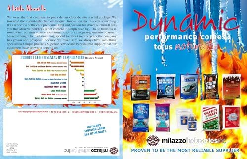Calcium Chloride Ice Melt - Instant Snow and Ice Melt for Sidewalks, Driveways, Steps, and Parking Lots - Deicer for Concrete, Asphalt