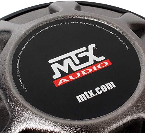 MTX 5515-22 15" 800 Watt Peak/400 Watt RMS DVC 2-ohm Car Audio Subwoofer Sub