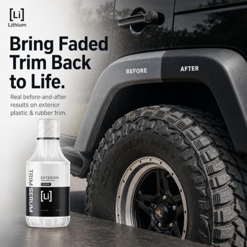 Trim Serum- Plastic Restorer for Cars- Restores Even the Most Damaged Plastic, Rubber