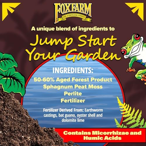 FoxFarm Happy Frog Potting Soil, 2cu ft (Pack of 2) - for Indoor/Outdoor Container Plants - Contains Mycorrhizae and Humic Acids