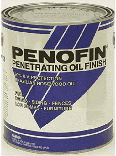 Penofin F3echga Blue Label Exterior Wood Finish, 1 Gal, Chestnut