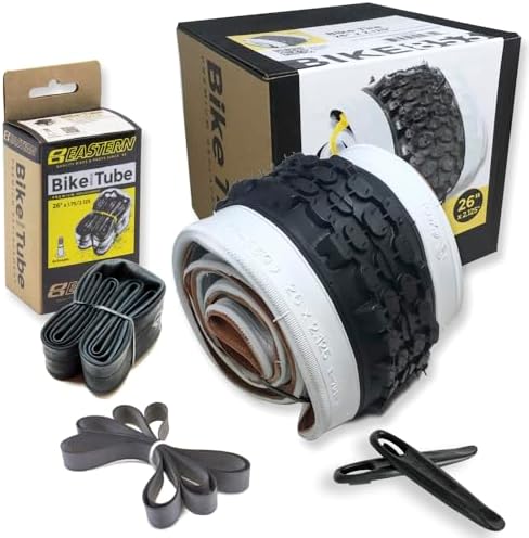 Classic White Wall Tires for Your Cruiser Wheels and Beach Cruiser Bike Accessories. 26 x 2.125 White Wall Bicycle Tires. with or Without Tubes. 1