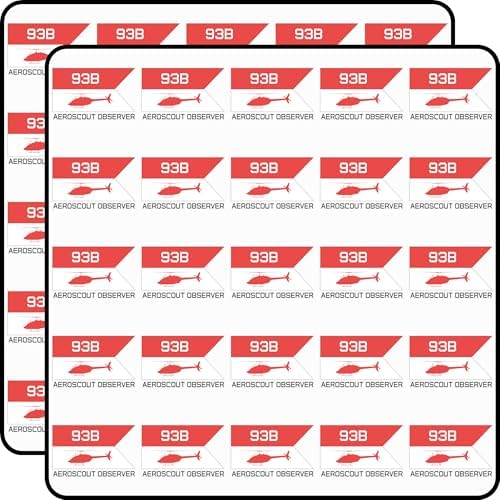93B Aeroscout Observer OH58 Army Aviation Military Helicopter Pilot Veteran 50pcs 1" Vinyl Sticker Pack