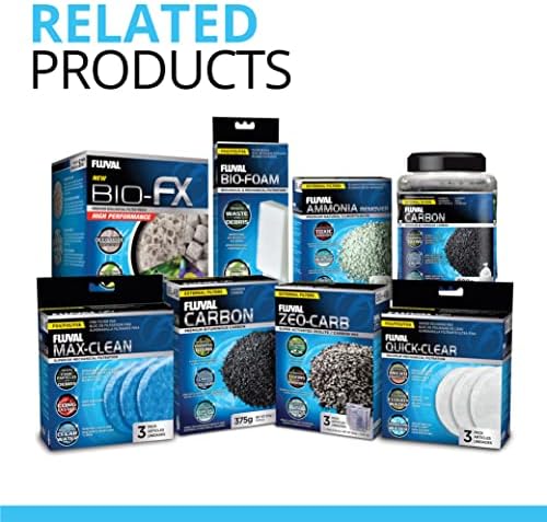 Fluval FX4/FX6 Ammonia Remover Pad, 3-Pack | Replacement Aquarium Filter Media