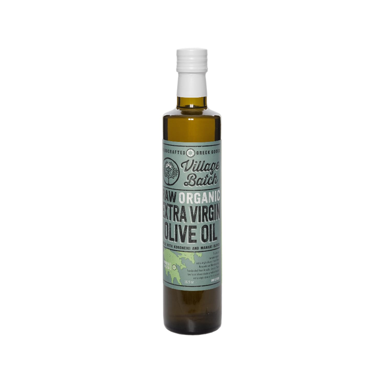 VILLAGE BATCH - AWARD WINNERS - KORONEIKI OLIVE OIL Greek Olive Oil ORGANIC COLD PRESSED OLIVE OIL Extra Virgin Olive Oil High In Polyphenols