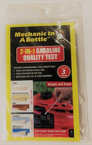 B3C Fuel Mechanic in a Bottle Gas Test Swabs,pkg. Qty. 3 7-903-12-1 Each