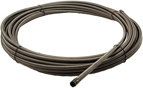 DCD 51100SLT Drain Cleaning Cable, 1/2" x 100' with Inner Core and Slotted Cable Couplings