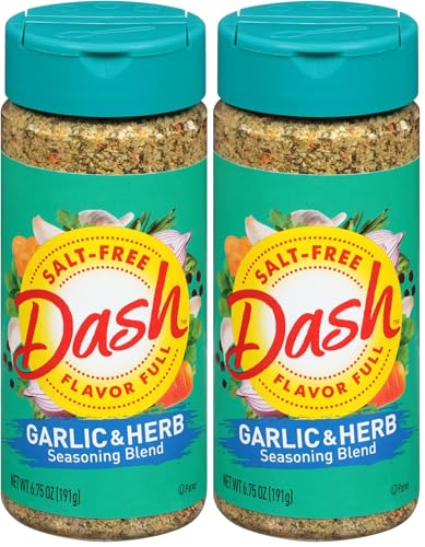 Dash Salt-Free Seasoning Blend, Garlic & Herb, 6.75 Ounce