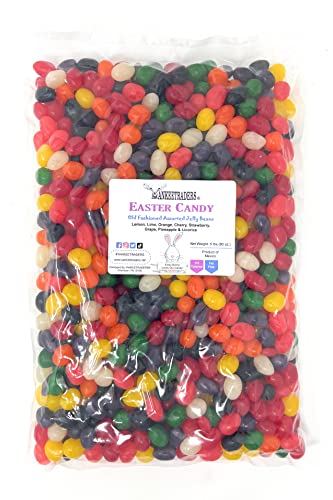 YANKEETRADERS OLD FASHIONED JELLY BEANS, 5 Pound Assortment, Bulk, Easter, Spring