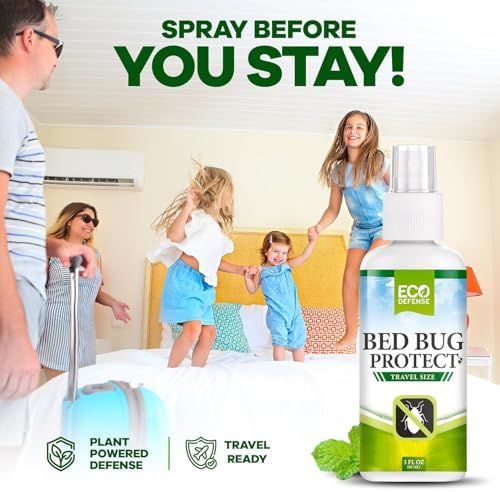 Bed Bug Killer - Bed Bug Spray & Dust Mite Spray - Natural Treatment - 16 Oz