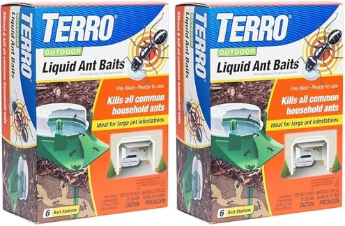 Terro 1806 Outdoor Liquid Ant Baits, 1.0 fl. oz. - 6 count