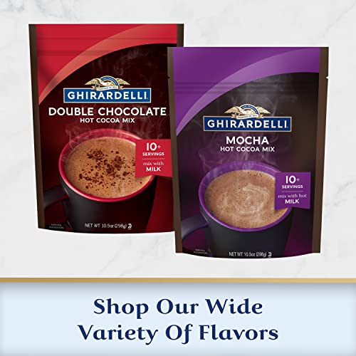 Ghirardelli, Hot Chocolate Double Chocolate, 10.5 Ounce