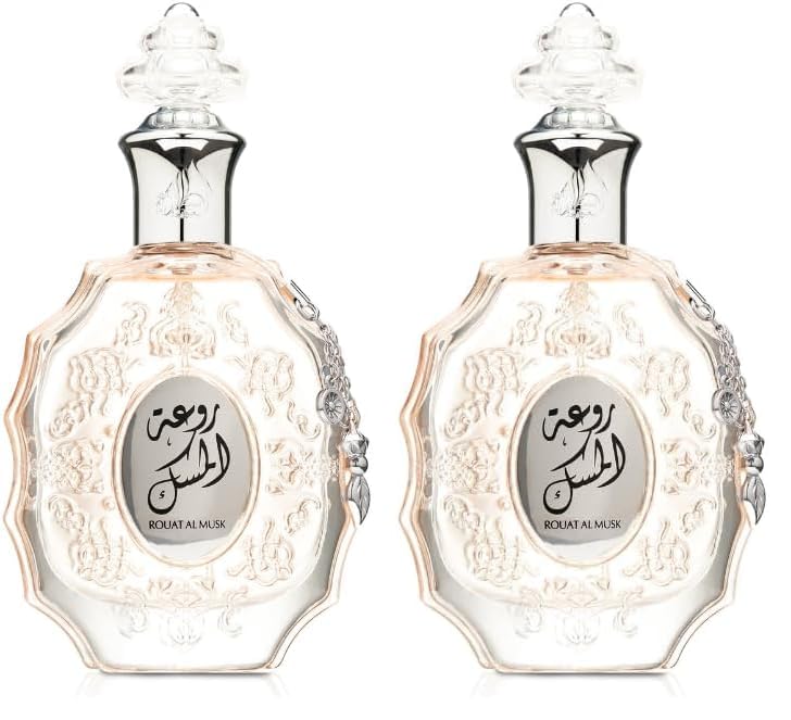 Lattafa Perfumes Rouat Al Musk for Unisex Eau de Parfum Spray, 3.40 Ounces / 100 ml