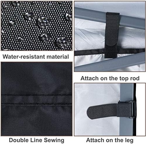 MASTERCANOPY SunWall Canopy Sidewall for 10x10 Slant Leg Canopy Tent, 1 Pack Sidewall Only (Black) | Waterproof UV‑blocking Durable Slant Leg SunWall Adds Shade and Blocks Wind for Canopies, Gazebos
