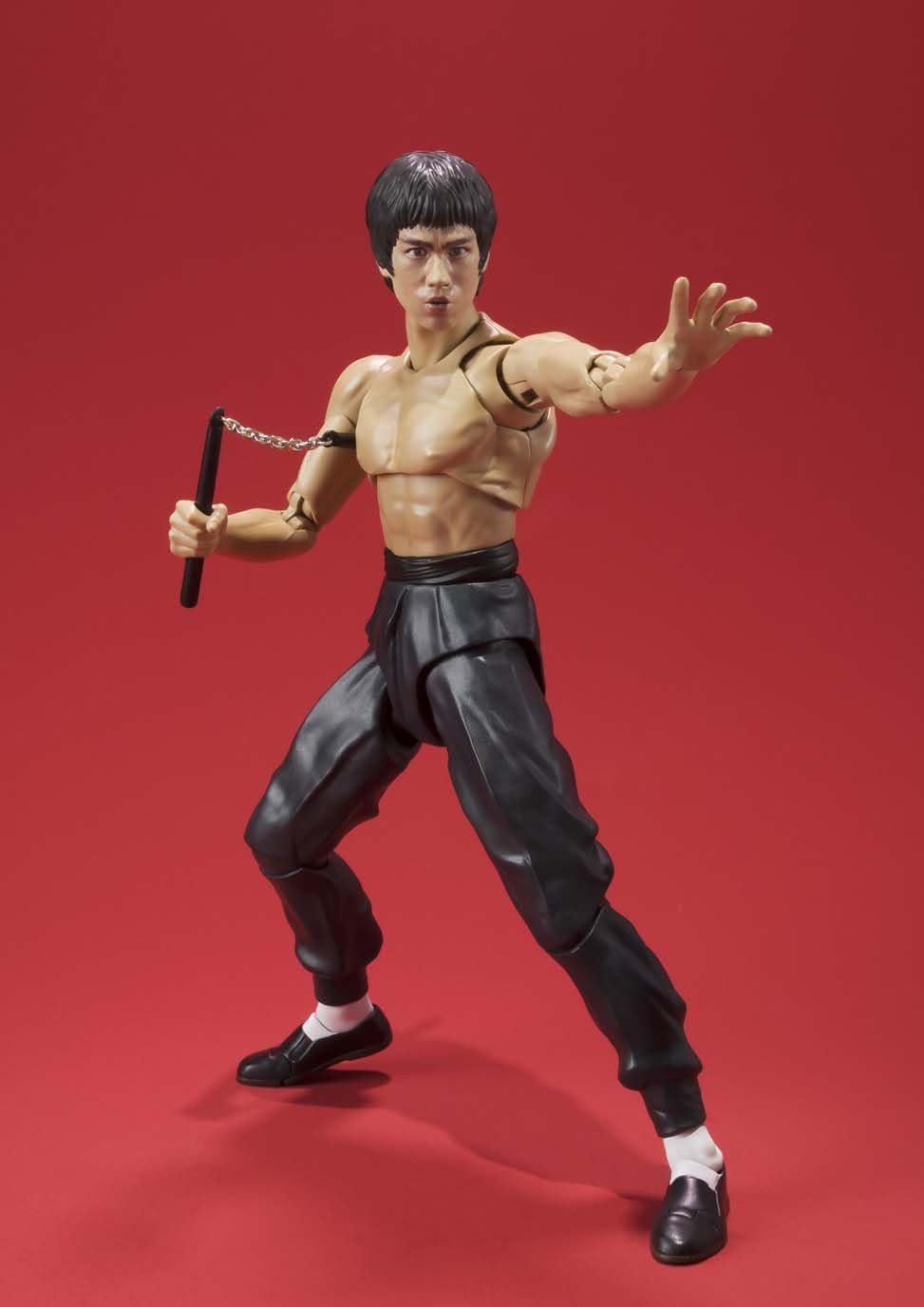 TAMASHII NATIONS Bandai Bruce Lee S.H. Figuarts Action Figure | Bruce Lee 5 Inch Action Figure S.H. Figuarts - Bruce Lee