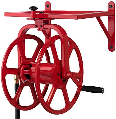 Liberty Garden 710 Navigator Rotating Garden Hose Reel, Holds 125-Feet of 5/8-Inch Hose - Bronze
