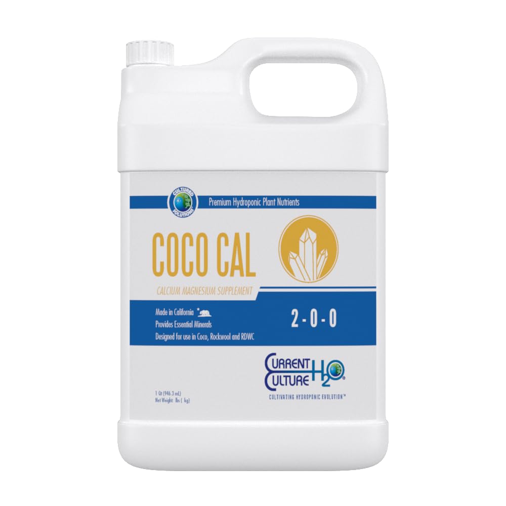 Coco Cal - Cal/Mag - Quart | Pure Liquid Fertilizers | Crystal Clear Blends | Consistently pH Stable | Developed for Hydroponic Applications