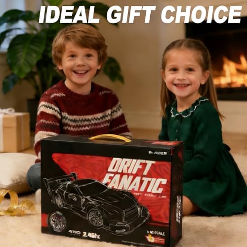 RC Drift Car, 1:16 Scale Drifting RC Cars 2.4GHz 4WD 40km/h | RC Race Car, High-Speed Remote Control Drift Car Vehicle, Racing Sport Toy Gift for Boys Girls Kids(Purple)