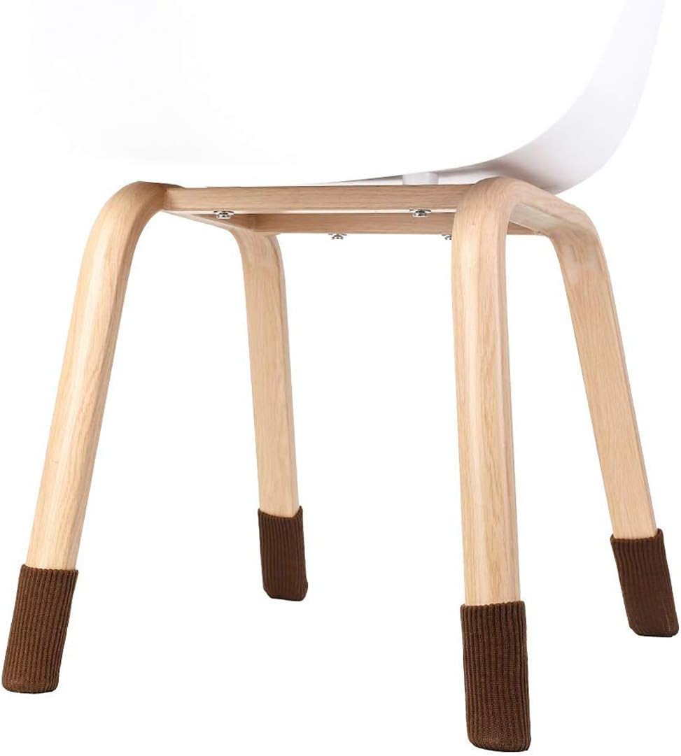 TEKEFT 20 pcs Knitting Wool Furniture Socks Chair Leg Socks Furniture Sliders That Protect Hardwood Floors from Scratches Socks Gifts