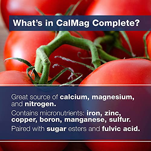 Cal-Mag Complete – Calcium Magnesium Supplement for Plants, 32 oz | Micronutrient Blend Helps Correct Deficiencies, Soil & Hydroponics, For Tomatoes & Peppers, Helps Combat Blossom End Rot