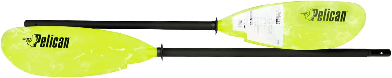 Pelican - Poseidon Paddle - Aluminum Shaft with Reinforced Fiberglass Blades - Lightweight, Adjustable Kayaks Paddles - Perfect for Kayaking Boating
