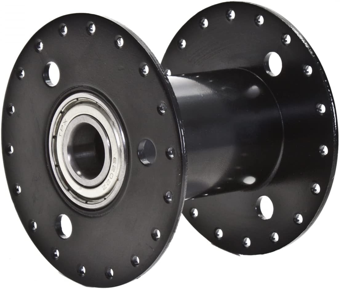 Trike Replacement Rear Hub in Black with Bearings - RR Idler - 6702194-36H x 80G