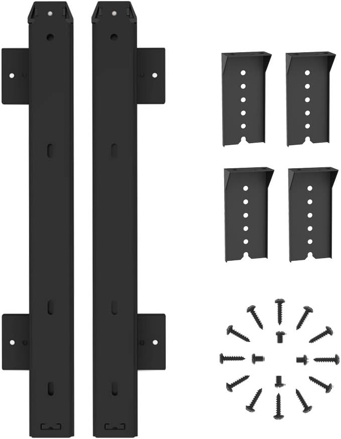 FRMSAET Heavy Duty Metal 14 inches Drawer Slides Cabinet Hardware - Black