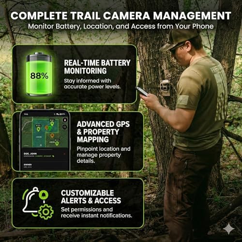 TACTACAM Reveal Pro 3.0 Cellular Trail Camera - Multi-Cellular Network, GPS, 2" LCD, No-Glow IR, Wi-Fi Enabled, HD Photos & 1080p Videos, Fast Trigger + 32GB SD Card (1PK)