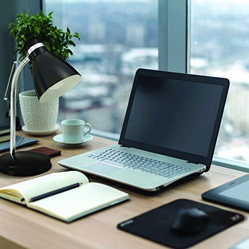 Newhouse Lighting NHDK-OX-BK Oxford Black Metal Flexible Classic Desk or Table Lamp for Office or Bedroom Use