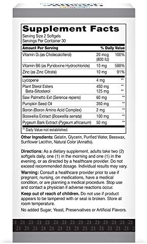 21st Century Prostate Health with Beta-Sitosterol 125mg