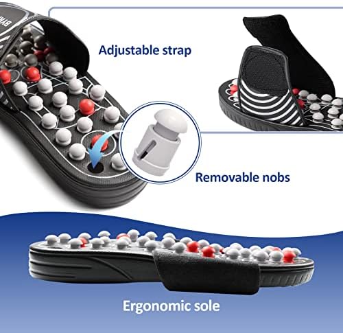 BYRIVER Blood Circulation Foot Massager for Healthy Leg Feet, Cold Leg Therapy Massage Tools, Healthcare Slippers Sandals Shoes