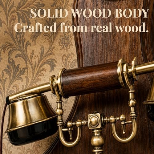 Opis Technology 1921 Cable Model C — A Real-Wood Candlestick Rotary Phone, Fully Working on Modern Home Phone Lines.