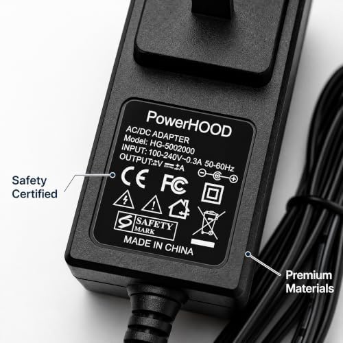 5V 2A Adapter for Arcade1Up NBA-C-01044 NBA Jam 2 Player Counter-Cade Game | Machine Countercade NBAC01044 5VDC 2000mA AC/DC Charging Power Supply