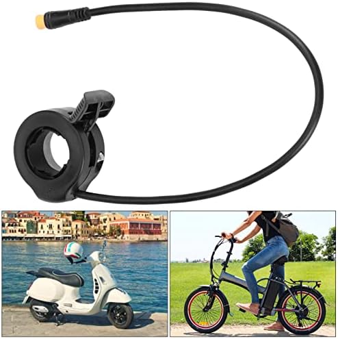 Alomejor Electric Scooter Thumb Throttle, Speed Control Finger Throttle Accelerator with Connector for Electric Scooters