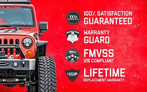 Rough Country Front & Rear Inner Fenders for 2007-2018 Jeep Wrangler JK - 10511
