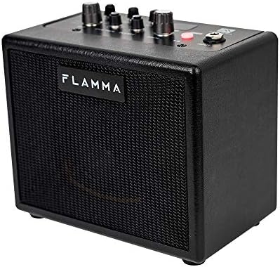 FLAMMA FA05 Electric Guitar Amplifier Combo Guitar Amp 5 Watt Support Bluetooth Headphone 7 Preamp Models Built-in Mod Reverb Delay Chorus Effects