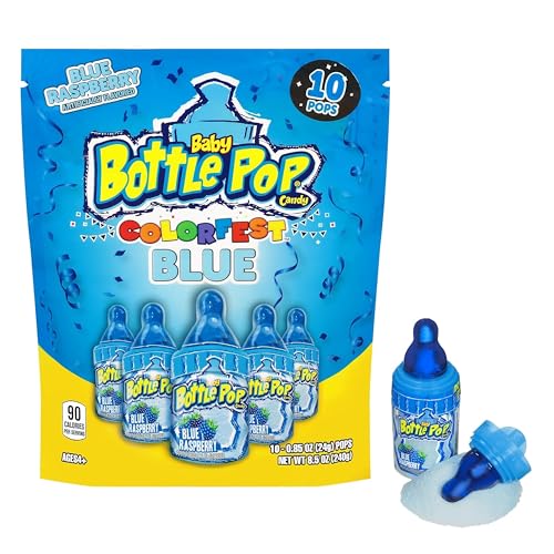 Baby Bottle Pop Candy Lollipops Variety Pack - 10 Ct Individually Wrapped