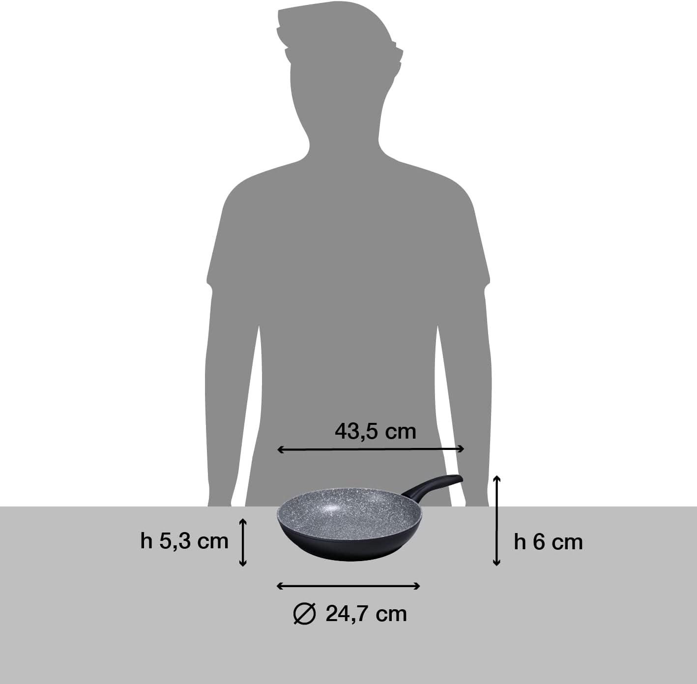 Bialetti Black Pearl Universal Pan, 11"