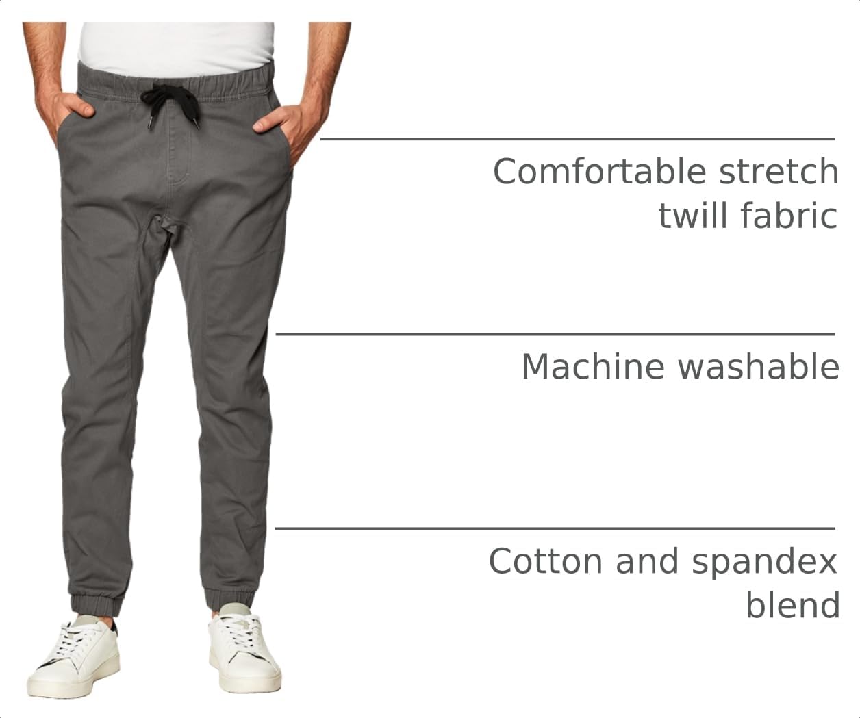 Southpole Mens Twill Jogger