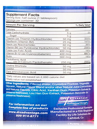 Dr's Advantage Liquid Ultra B Complex, 16 Ounce