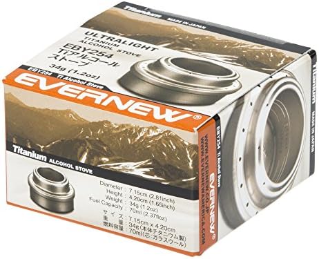 Evernew Titanium Alcohol Stove | camping-stoves