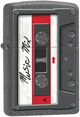Zippo Lighter: Cassette Tape - Iron Stone 78252