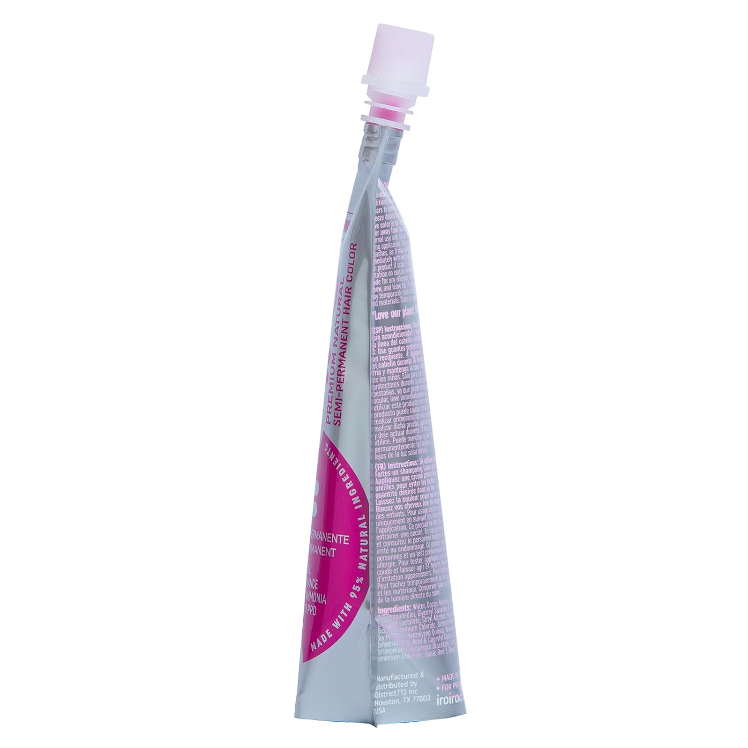 IROIRO Premium Natural Semi-Permanent Hair Color 70 Pink (4oz)