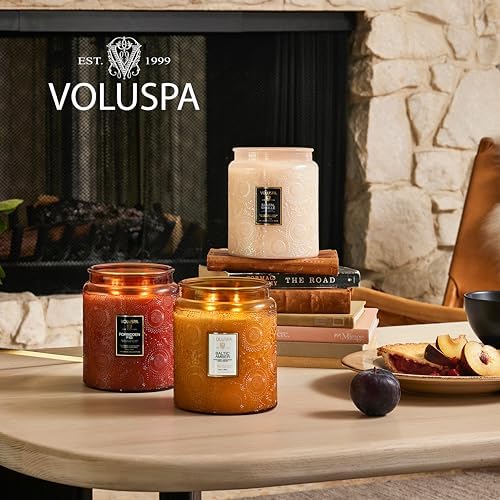 Voluspa BlackBerry Rose Oud, 2 Wick Tin Candle, 8 oz, 25 Hour Burn Time, Coconut Wax for Clean Burning, Handcrafted in The USA