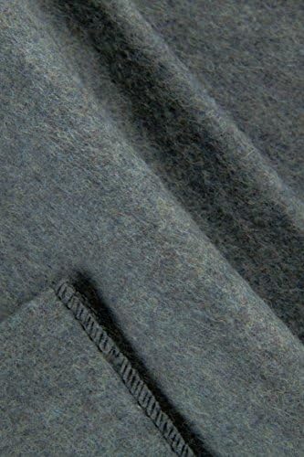 SE 51"x 80" Multipurpose Gray Wool Blanket - 50% Wool, Lightweight 2 lb, Zippered Bag Included - Ideal for Camping, Hiking, Emergency Survival