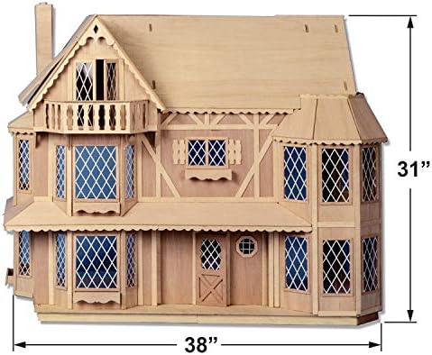 Greenleaf Harrison Dollhouse Kit - 1 Inch Scale
